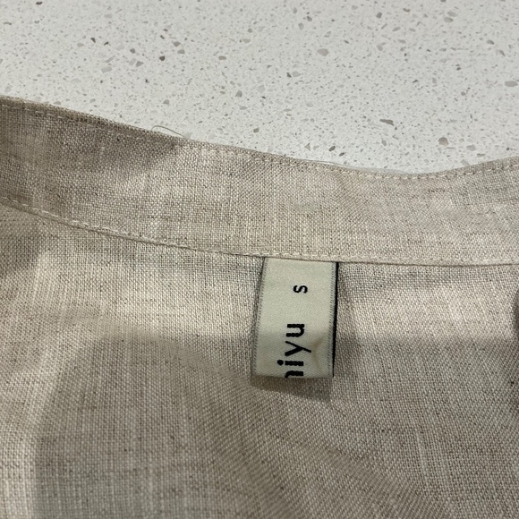 Linen Mini Dress - Picture 2 of 3